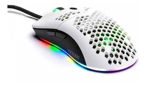 Imagen 2 de 4 de Mouse de juego YeYian Links Series 3000 blanco