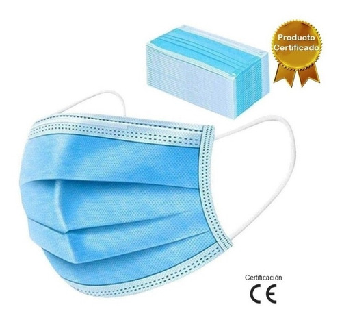 Cubrebocas N95 Tapabocas Proteccion 3 Capas Desechable 25pz