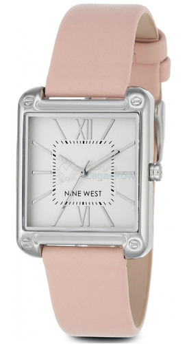 Nine West | Reloj Mujer | Nw/2117svpk | Original Color de la correa Rosa Color del bisel Plateado Color del fondo Plateado