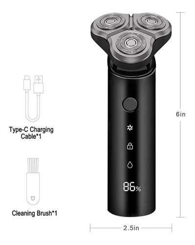Imagen 7 de 9 de Afeitadora Xiaomi Mi Electric Shaver S500 Inalambrica