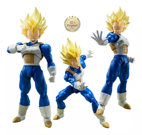 Articulado Vegeta 16cm Dragon Ball SHF Goku Super Saiyan PVC