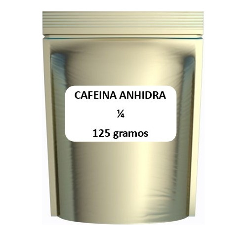 Cafeina Anhidra 1/4 125gramos