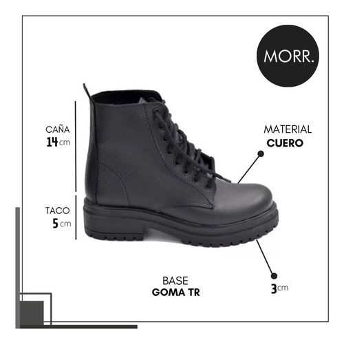 Imagen 5 de 9 de Borcego Borcegui Botita Bota Cuero Vacuno Mujer Verano 4211n