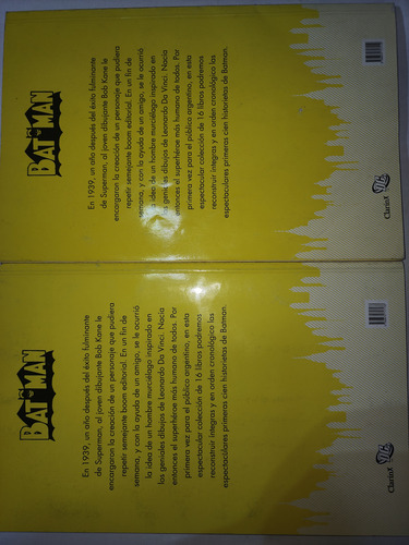 Comic Batman Clarin Dc Num 1 Y 3 (Usado)