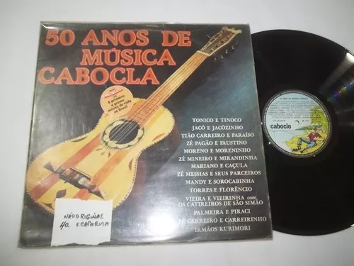 Lp 50 Anos De Música Cabocla - Vários Artistas