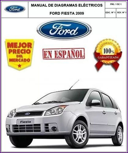 Manual Diagramas Electricos Ford Fiesta 2009 Original Ford