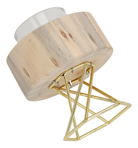 Candelabro De Madera, Soporte Decorativo Para Velas