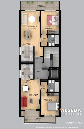 Imagen 8 de 10 de Semipisos De 1 Dormitorio - Ituzaingo Y Buenos Aires