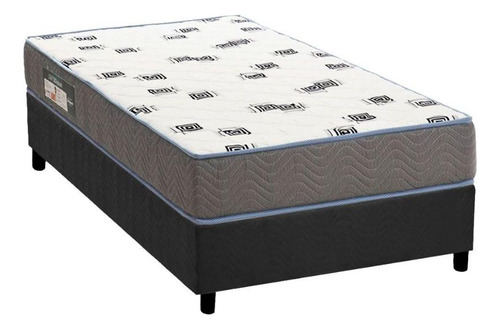 Cama Box Solteiro: Colchão D33 Ortobom Light+base Crc Sued