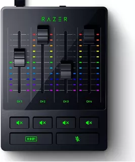 Mezclador De Audio Razer 4 Canales Usb Chroma Black