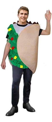 Taco Disfraz Halloween Adulto Costume Deluxe Set Para H...