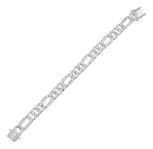 Pulsera Gruesa De Plata Fina .925 Hombre/mujer Tipo Cartier Color Plateado Diámetro 10 Cm Largo 22 Cm