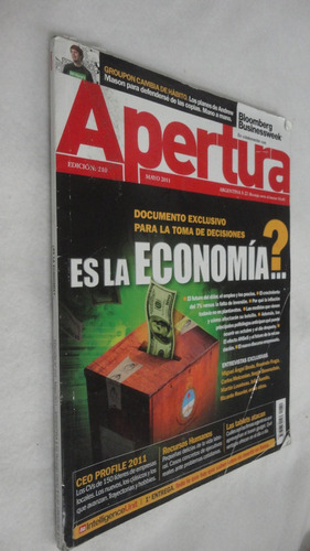 Revista Apertura - Nro 210 -mayo 2011