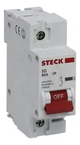 Disjuntor automático Steck SDD61C80