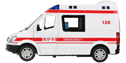 Ambulancia D Emergencias De Juguete 1:36 Para Regalo [u] [u]