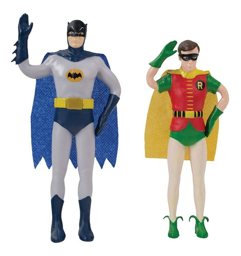 Figuras Flexibles Dc Comics ''batman Y Robin''