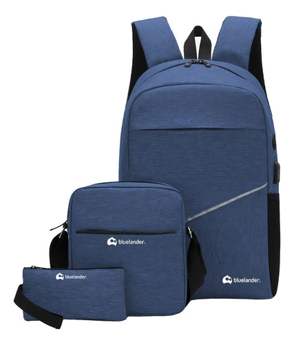 10 Sets Mochila Para Laptop Con Mochila Cruzada Y Lapicera