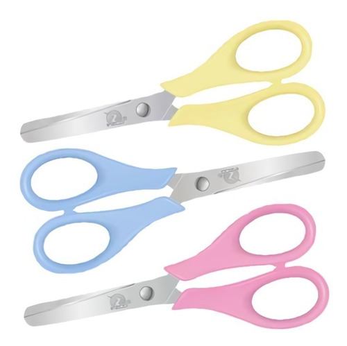 Tijera Escolar Rexon Mericut Colores Pastel 13cm Mp Adrogue