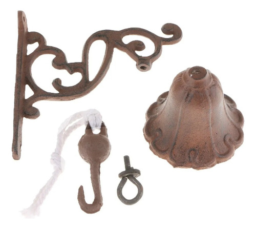 Campana De Puerta De Hierro Montada En La Pared 14*13.5cm