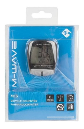 Imagen 2 de 2 de Velocimetro Bicicleta Computadora 12 Funciones A Pila