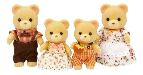 Sylvanian Families Familia De Osos Calico Critters