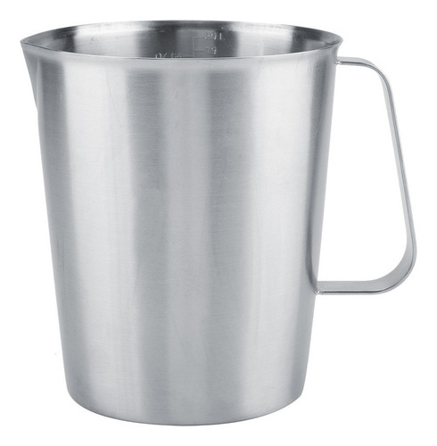 Vaso De Acero Inoxidable 2000ml Taza Medidora Grande Espumad