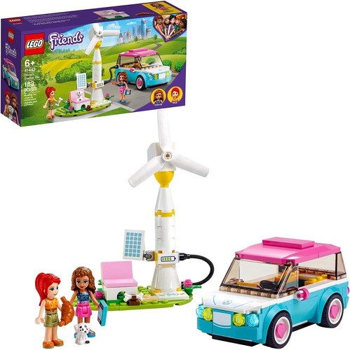 Lego Friends 41443 Juego Construcción Olivia´s Electric Car 