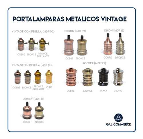 Imagen 3 de 7 de 3 Portalampara Vintage + 3 Lamparas Filamento Led G120 Cable Enviogratis