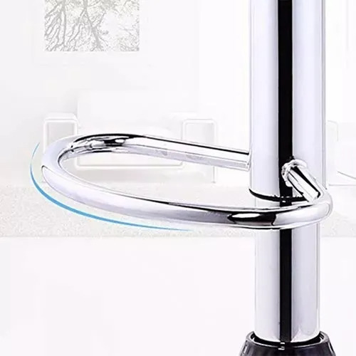 Pack 2 Sillas Piso Bar Taburete Regulable Madera/ecocuero