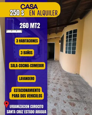 Casa en alquiler