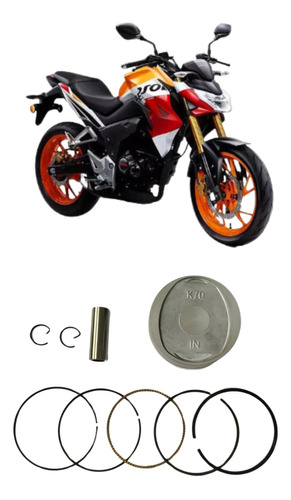 Kit De Pistón Para Moto Cb 190