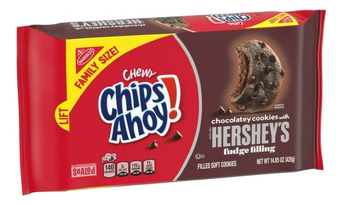 Galletas Chips Ahoy Chewy Hershey's Family Size Importadas