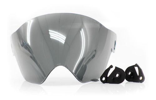 Imagem 2 de 3 de Viseira Injetada 2.2mm Capacete Ebf Motard Super Motard Fumê