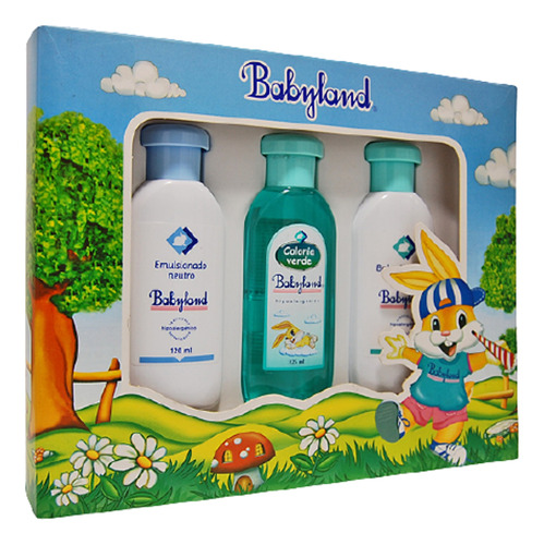 Estuche Babyland Colonia + Shampoo + Emulsionado