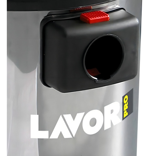 Extractor y aspirador profesional Lavor Solaris de acero inoxidable de 78 litros, 2 motores, 2400 W