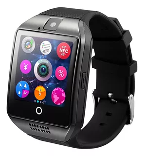 Q18 Bluetooth Plug And Talk Smartwatch Ecrã Curvo