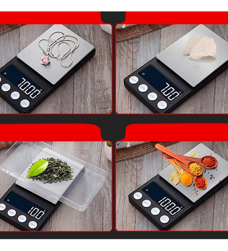 Imagen 9 de 9 de Pesa Digital Gramera Joyeria Y Cocina Mt Desde 0.01g A 500g
