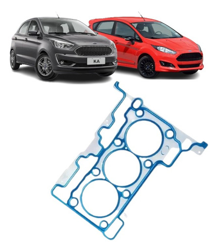 Junta Cabeçote Ford New Fiesta Ka 1.0 12v 3 Cilindros Aço