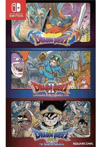 Dragon Quest 1 + 2 + 3 Collection Para Nintendo Switch Nuevo