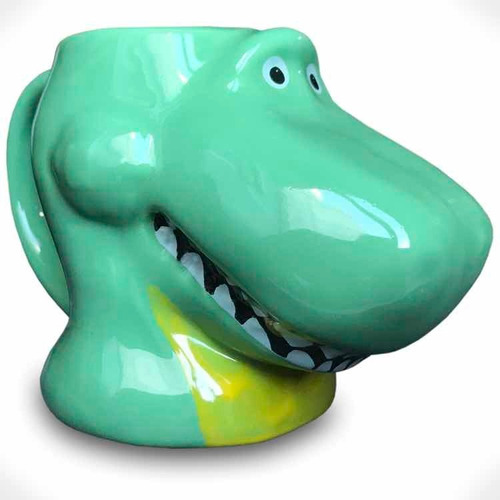 Dinosaurio T Rex Con Forma De Taza Verde Nuevo Modelo