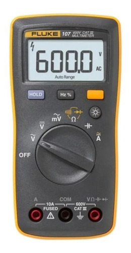 Multímetro Digital Categoria Iii 600v Fluke 107