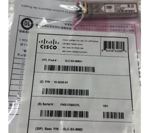 Sfp Glc-sx-mmd 1000base-sx Cisco Nuevos Originales Factura
