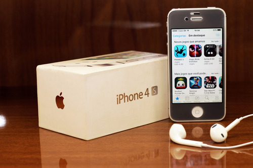 iPhone 4s 16gb Original Desbloqueado Anatel Fone + Capa Nike
