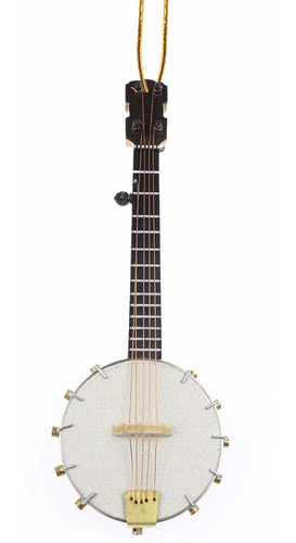 Figura Decorativa Para Colgar Miniatura Diseño Banjo Texto