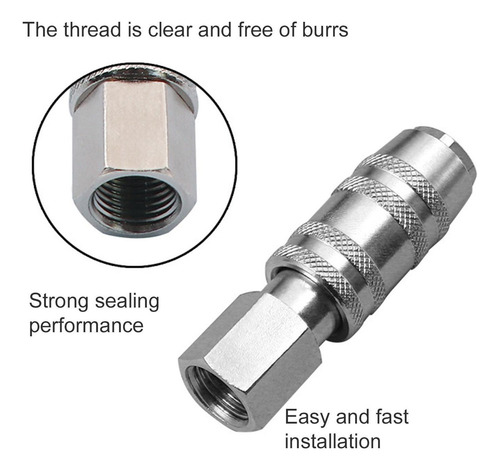 Accesorios Para Compresores De Aire Enchufe Conector Rápido