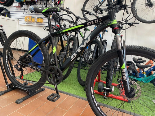 Imagen 3 de 10 de Bicicleta Montañera Rin 27.5 Marca Btw Aluminio Shimano
