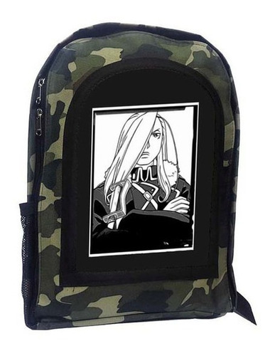 Mochila Camuflada Fullmetal Alchemist Brotherhood A35