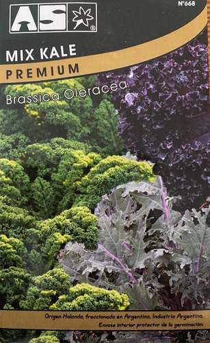 80 Semillas Kale Premium Mix Variedades Brassica Oleracea