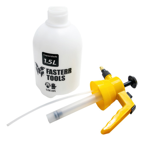Pulverizador Manual Spray 1,5 Litros Fst028 Fasterr Cor Amarelo