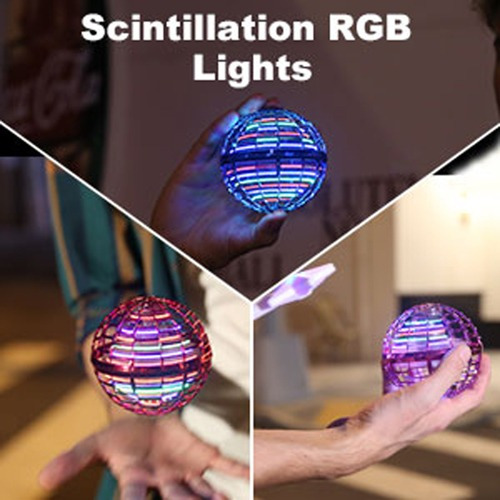 * Flynova Pro Flying Ball Juguete Rotación 360 Luz Led